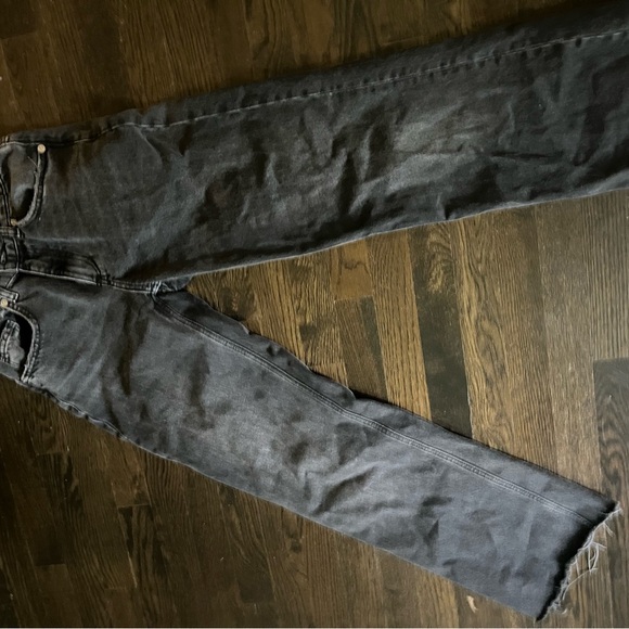 Zara Charcoal Denim Pants - Picture 1 of 3
